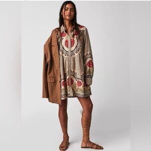Free People Smell the Roses Floral Patterned Dress